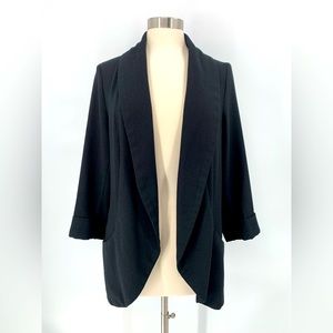 Mossimo - Black Curve Lapel Blazer